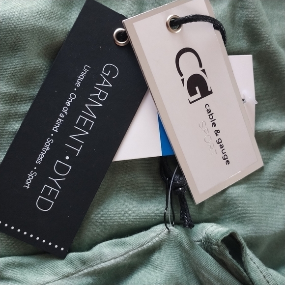 Cable & Gauge Sport Spirulina Stretchy Top XL - Picture 6 of 11